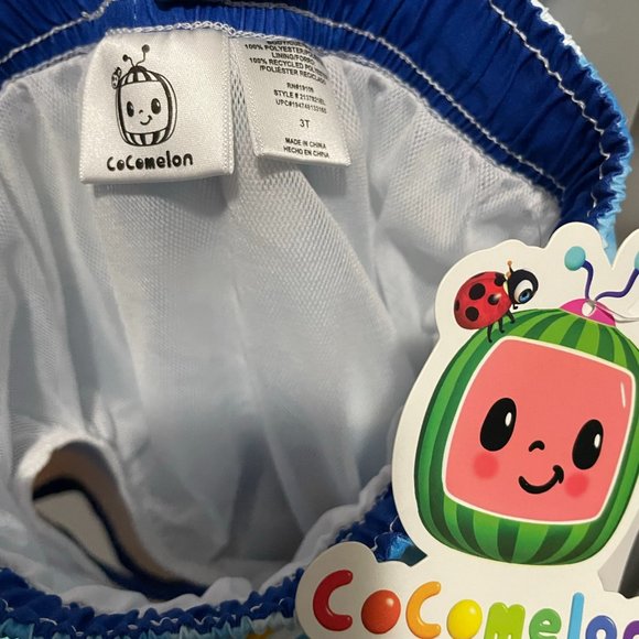 TODDLER BOYS COCO MELON SWIM TRUNKS, SWIM SHORTS SZ 3T. UPF 50+ - Picture 3 of 3